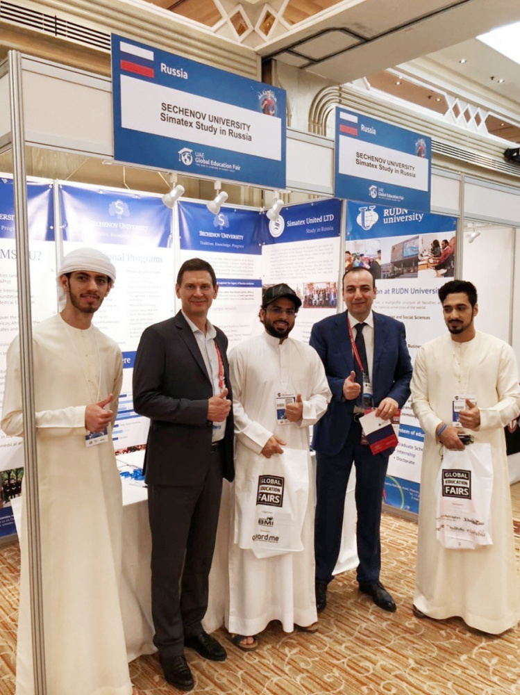 Sechenov University at “Global Education Fairs-2018” in Dubai 