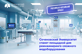  В Сеченовском Университете запустили совместный российско-китайский проект по реинжинирингу и локализации производства сложного медоборудования 