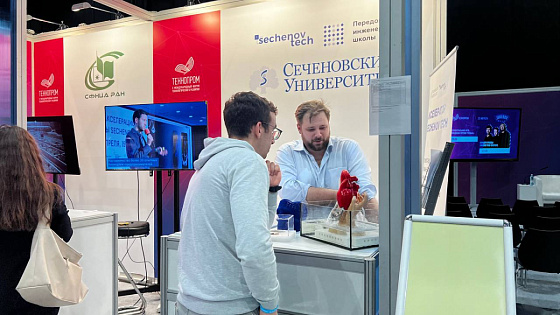 Сеченовский Университет представил свои разработки на Международном форуме «Технопром» в Новосибирске