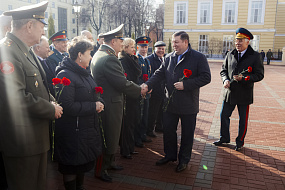 Ветеранов боевых действий поздравили с Днем защитника Отечества